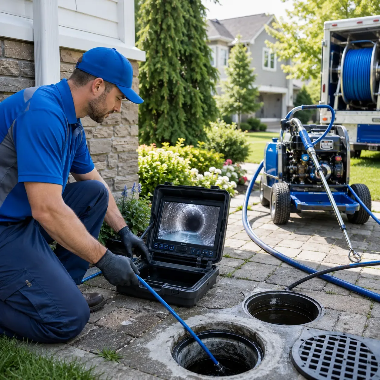 Outdoor drain cleaning professionals serving Bogota, TN